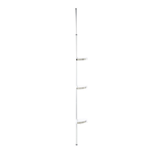 Rebrilliant Mans Tension Pole Shower Caddy Wayfair.co.uk